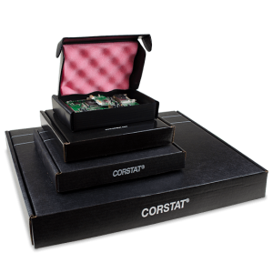 Corstat Conductive Mailer With AntiStatic Foam PCB Shipper 3080-1 3090-2 3180-3 3190-4 3230-6 3320-8 3420-13 3500-10 3525-14 3610-12 3631 3691 3701 3711